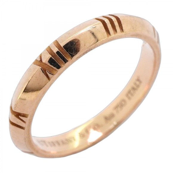 TIFFANY & CO. 18k Gold Atlas Ring - Picture 1 of 10